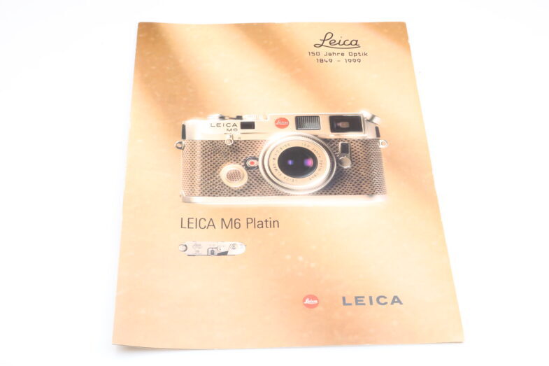 Leica M6 Platin 150 Jahre Optik 10484 Edition Leitz Elmar 50mm 98820 near mint – Bild 12