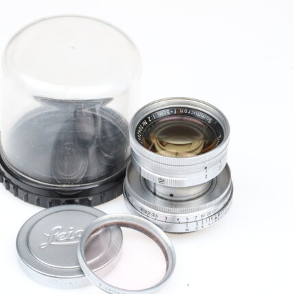 Leica Summicron M 50mm f2 Thorium yellow Glas Objektiv