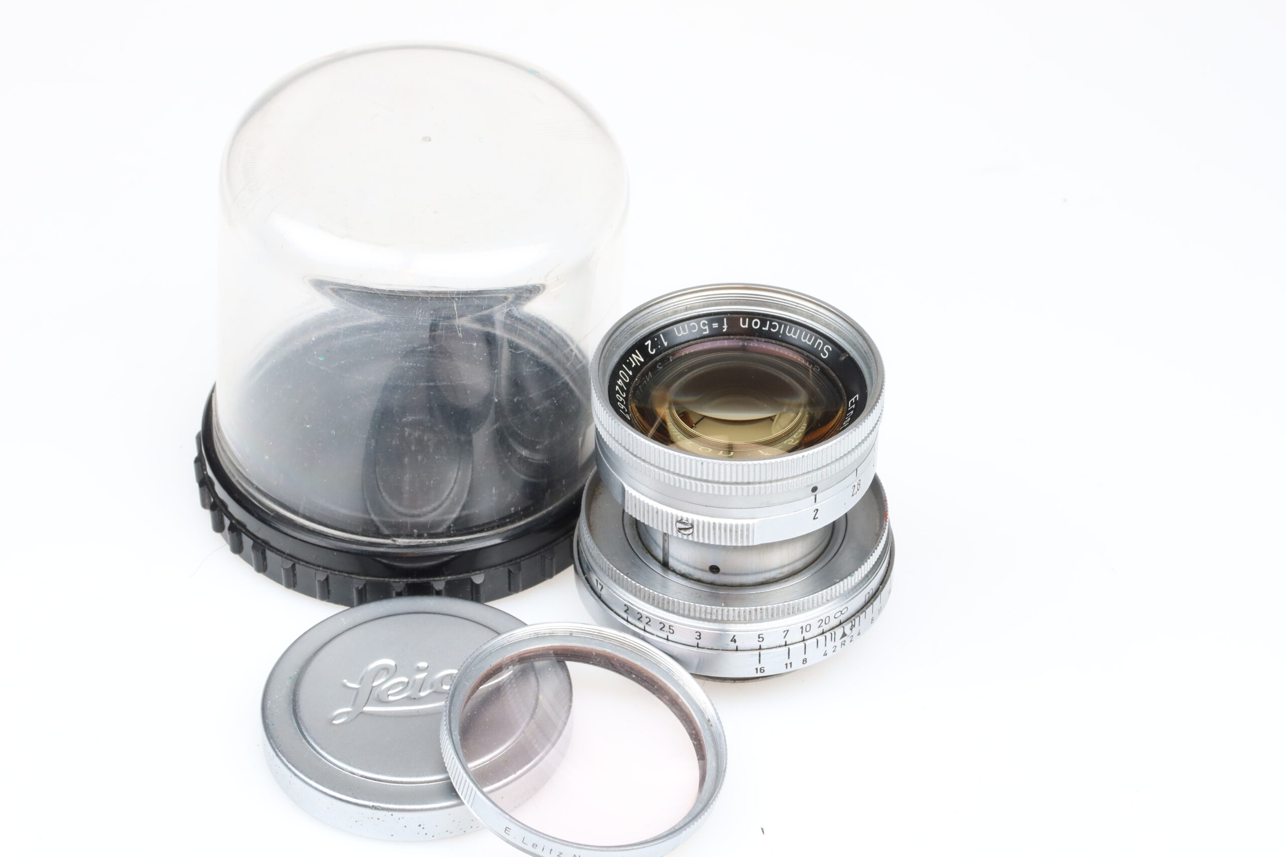 IMG_9072 Leica Summicron M 50mm f2 Thorium yellow Glas Objektiv