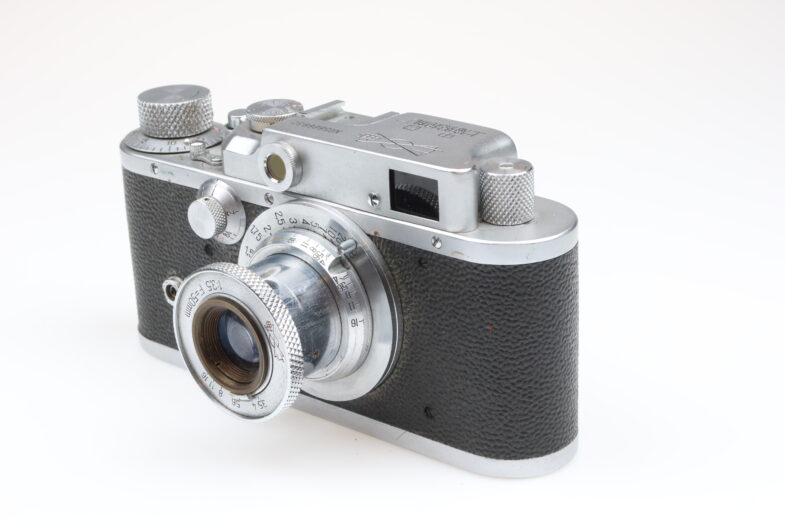Shanghai 58II Chinese Leica Copy Kamera Camera 50mm f3.5 Objektiv 99049 – Bild 3