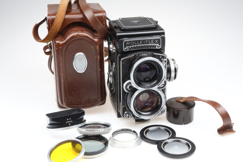 Rolleiflex Weitwinkel TLR Kamera WW Distagon 55mm f4 Objektiv Rollei