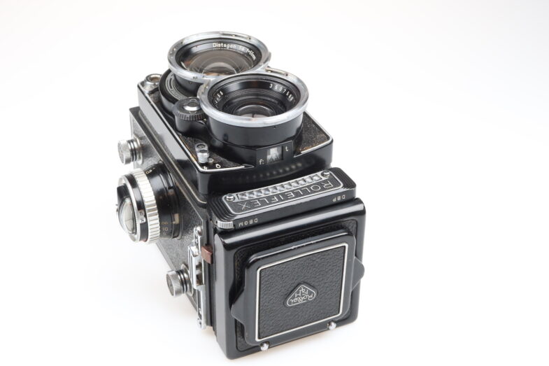 Rolleiflex Weitwinkel TLR Kamera WW Distagon 55mm f4 Objektiv Rollei 98923 new Service - Image 7