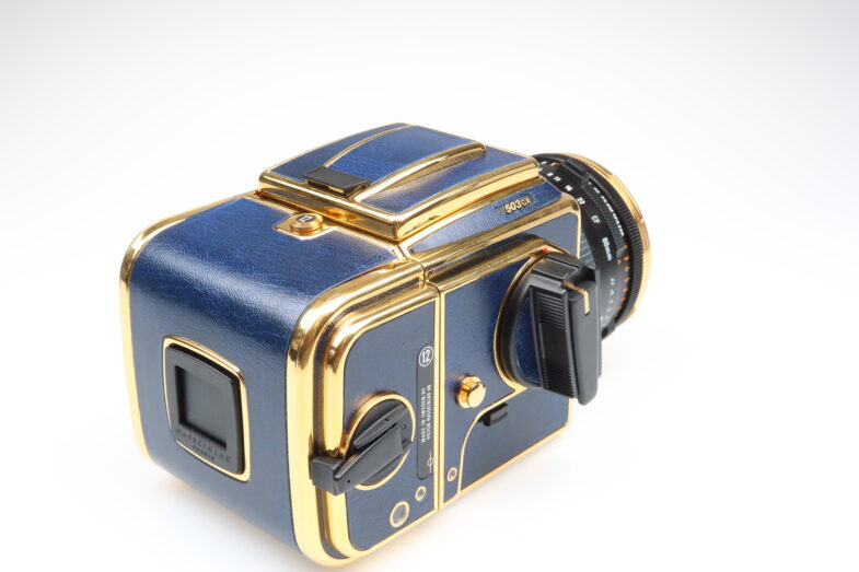 Hasselblad 503cx golden blue Kamera Zeiss Planar 80mm f2.8 T* Objektiv 98922 near mint – Bild 6