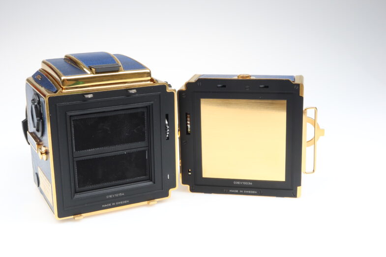 Hasselblad 503cx golden blue Kamera Zeiss Planar 80mm f2.8 T* Objektiv 98922 near mint – Bild 10