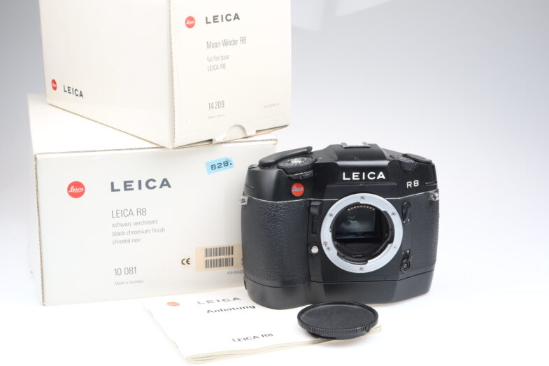 Leica R8 black 10081 Kamera Camera Motor Winder 14209 Leitz
