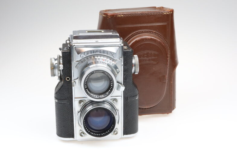 Zeiss Ikon Contaflex TLR Kamera mit Carl Zeiss Sonnar Objektiv