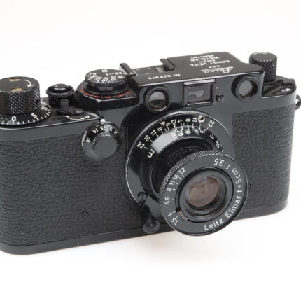 Leica IIIF black paint repaint Kamera Camera Elmar 50mm Leitz
