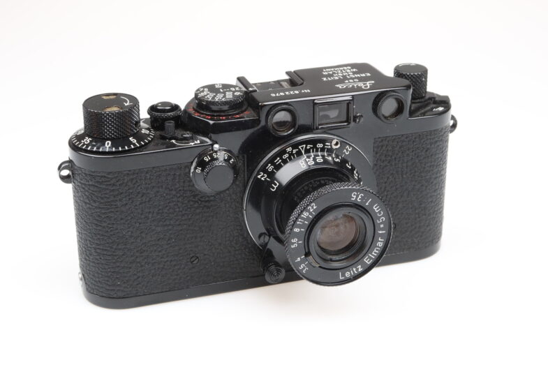 Leica IIIF black paint repaint Kamera Camera Elmar 50mm Leitz