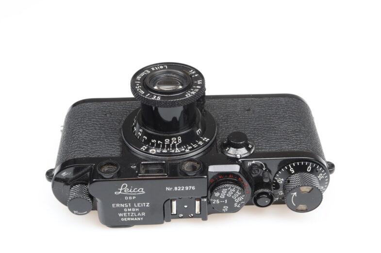Leica IIIF black paint repaint Kamera Camera Elmar 50mm Leitz 99070 – Bild 4