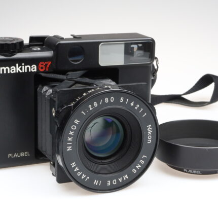 Plaubel Makina 67 Kamera camera Nikkor 80mm f2.8 Objektiv lens