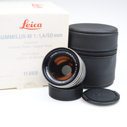 Leica Summilux M 50mm f1.4 titan 11869 Objektiv Leitz