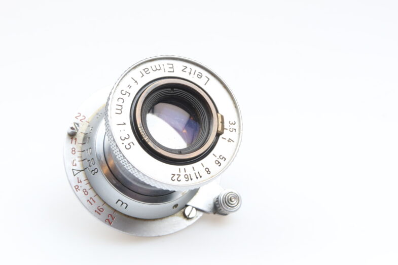 Leica Elmar 50mm f3.5 red scale Objektiv lens Leitz 99164 - Image 6