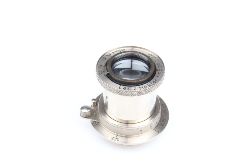 Leica Hektor 50mm f2.5 nickel Objektiv Lens M39 mount Leitz 99177 top - Image 2