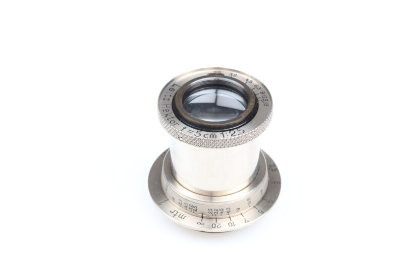 Leica Hektor 50mm f2.5 nickel Objektiv Lens M39 mount Leitz 99177 top - Image 3