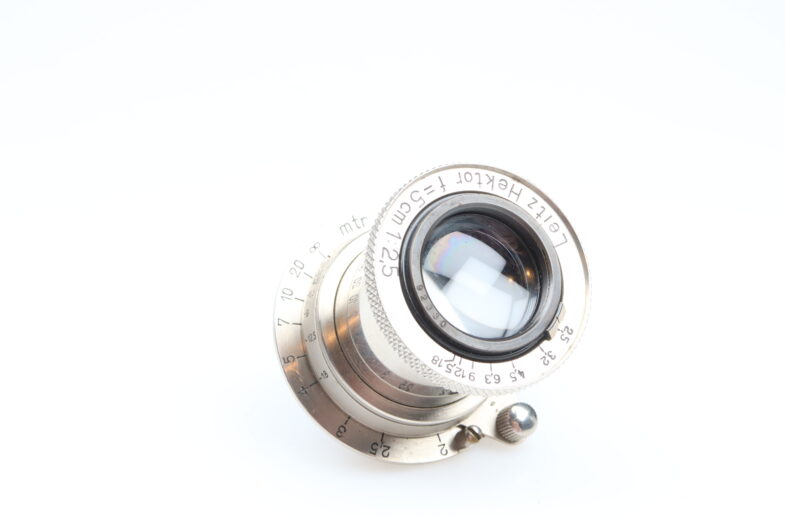 Leica Hektor 50mm f2.5 nickel Objektiv Lens M39 mount Leitz 99177 top - Image 5