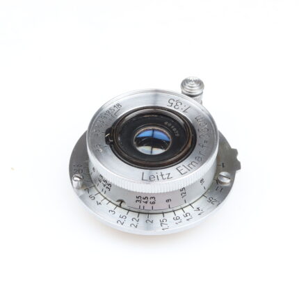 Leica Elmar 35mm f3.5 chrome Objektiv M39 Mount Leitz