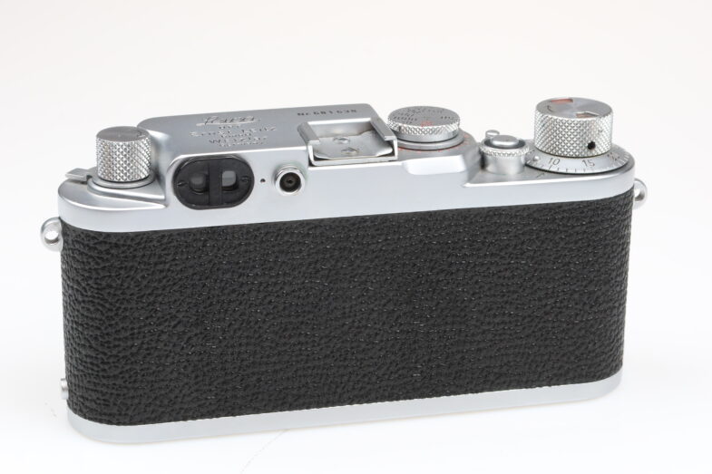 Leica IIF red dial Kamera Elmar 50mm f3.5 red scale lens Leitz 99183 near mint - Image 4