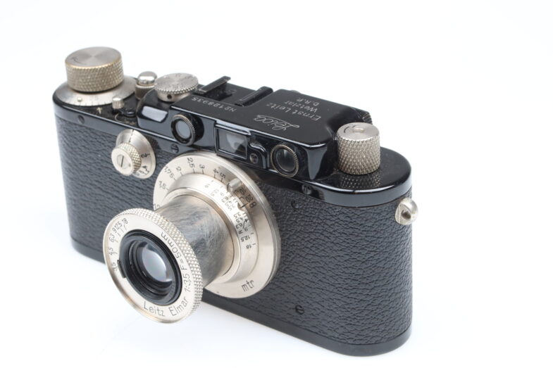 Leica III black paint nickel Kamera Elmar 50mm f3.5 lens Leitz 99186 near mint - Image 3