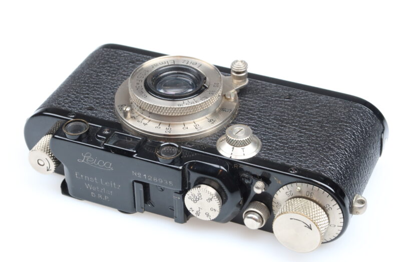 Leica III black paint nickel Kamera Elmar 50mm f3.5 lens Leitz 99186 near mint - Image 7