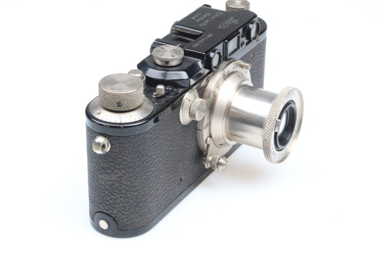 Leica III black paint nickel Kamera Elmar 50mm f3.5 lens Leitz 99187 top condition top condition - Image 2