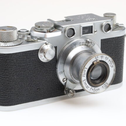 Leica IIIF red dial Kamera camera Elmar 50mm f3.5 Objektiv Leitz