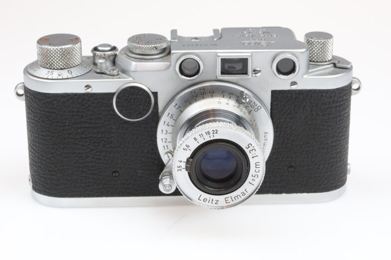 Leica IIF black dial Kamera camera Elmar 50mm f3.5 Objektiv Leitz 99194 - Image 2