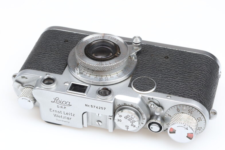 Leica IIF black dial Kamera camera Elmar 50mm f3.5 Objektiv Leitz 99194 - Image 7