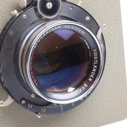 Voigtländer Apo Lanthar 21cm f4,5 Objektiv Lens Sinar Platte