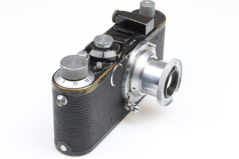 Leica I Mod.C black chrome Kamera  Elmar 50mm f3.5 Objektiv Leitz 99212 – Bild 2