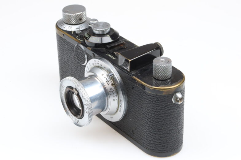 Leica I Mod.C black chrome Kamera  Elmar 50mm f3.5 Objektiv Leitz 99212 – Bild 3