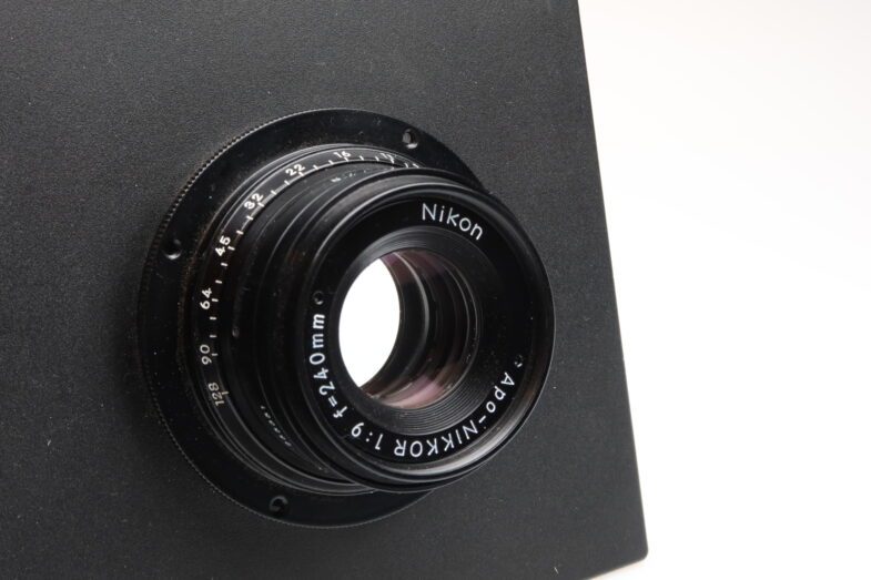 Nikon Apo-Nikkor 240mm f9 Objektiv lens Sinar Platte 99201 – Bild 6
