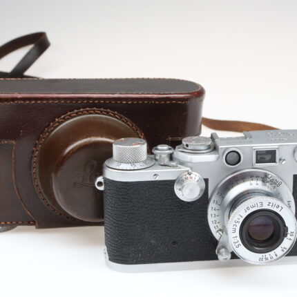 Leica IIIF black dial Kamera Camera Elmar 50mm f3.5 Objektiv Leitz