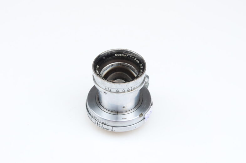 Leica Summar 50mm f2 Objektiv lens M39 Anschluss mount Leitz 98226 - Image 3