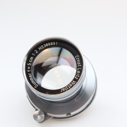 Leica Summar 50mm f2 Objektiv lens M39 Anschluss mount Leitz