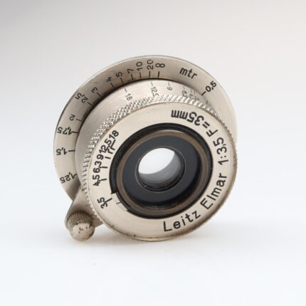 Leica Elmar 35mm early Type in mm f3.5 nickel Objektiv EKURZ Leitz