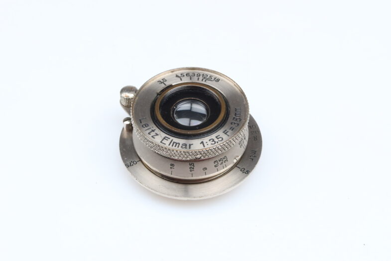 Leica Elmar 35mm early Type in mm f3.5 nickel Objektiv EKURZ Leitz 99221 RARE - Image 2