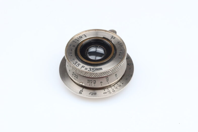 Leica Elmar 35mm early Type in mm f3.5 nickel Objektiv EKURZ Leitz 99221 RARE - Image 3