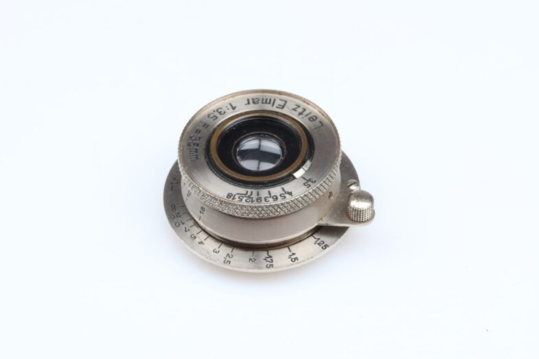 Leica Elmar 35mm early Type in mm f3.5 nickel Objektiv EKURZ Leitz 99221 RARE - Image 4