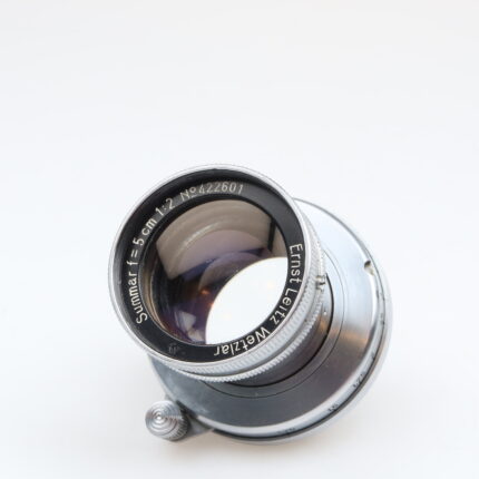 Leica Summar 50mm f2 Objektiv lens M39 Anschluss mount Leitz
