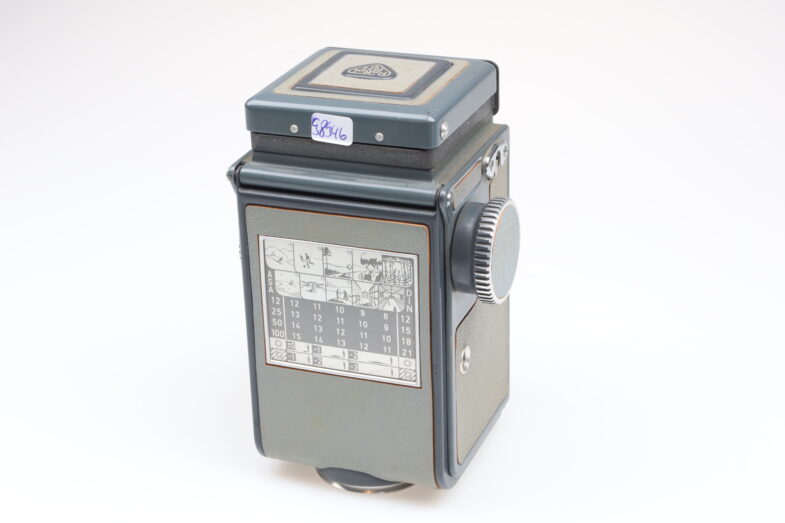 Rolleiflex 4x4 Baby grey Kamera Schneider Xenar 60mm f3.5 lens 98946 RARE Attrappe - Image 4