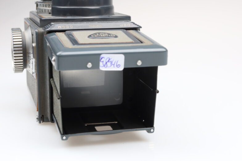 Rolleiflex 4x4 Baby grey Kamera Schneider Xenar 60mm f3.5 lens 98946 RARE Attrappe - Image 6