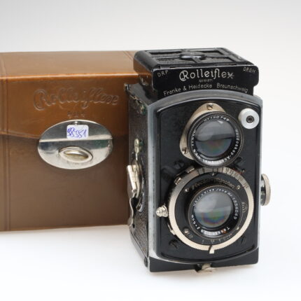 Rolleiflex 4x4 first Model Baby Kamera Tessar 60mm f2.8 Objektiv lens