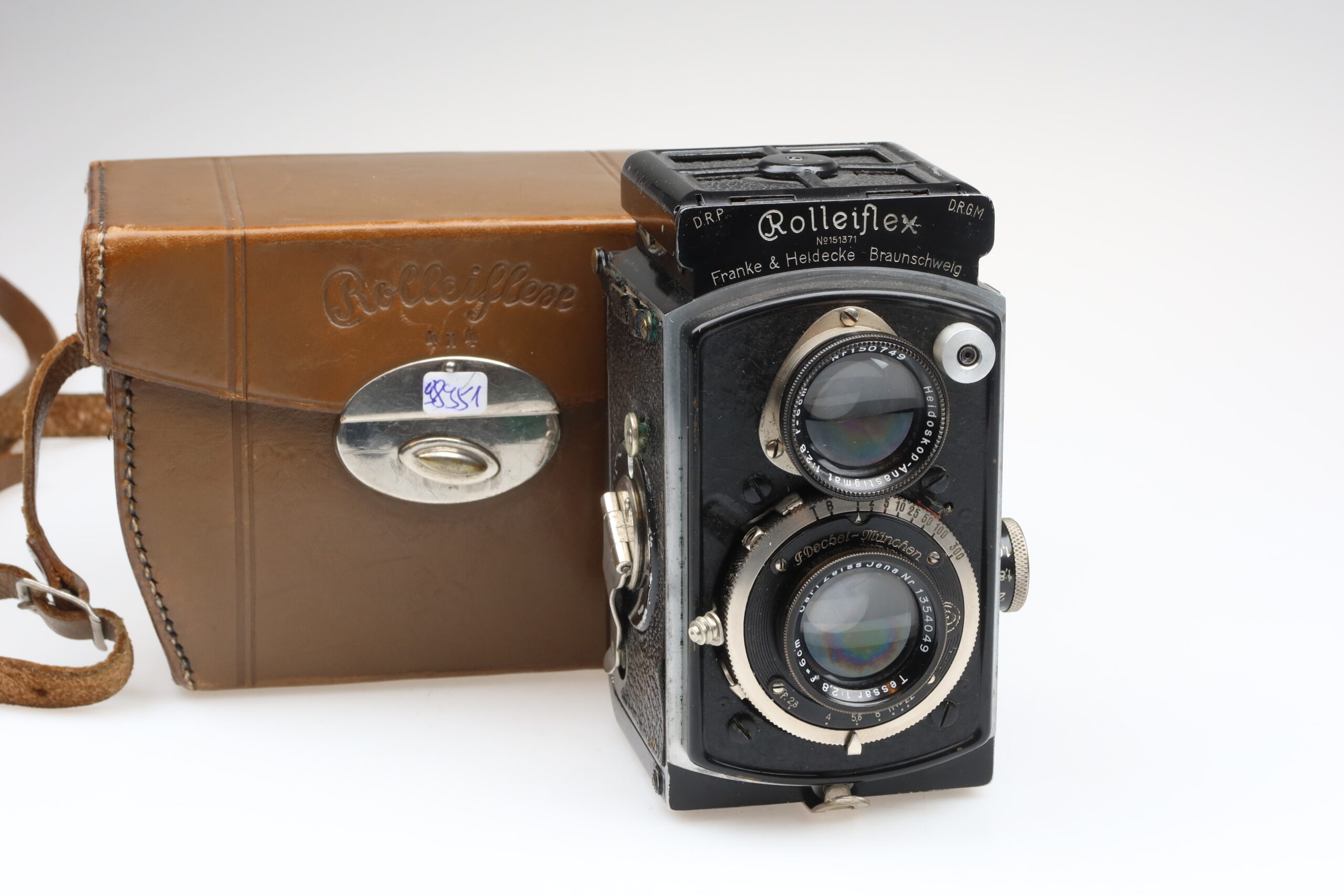 IMG_5773 Rolleiflex 4x4 first Model Baby Kamera Tessar 60mm f2.8 Objektiv lens