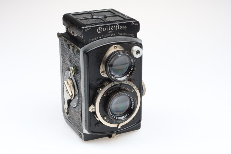 Rolleiflex 4x4 first Model Baby Kamera Tessar 60mm f2.8 Objektiv lens 98951 - Image 2