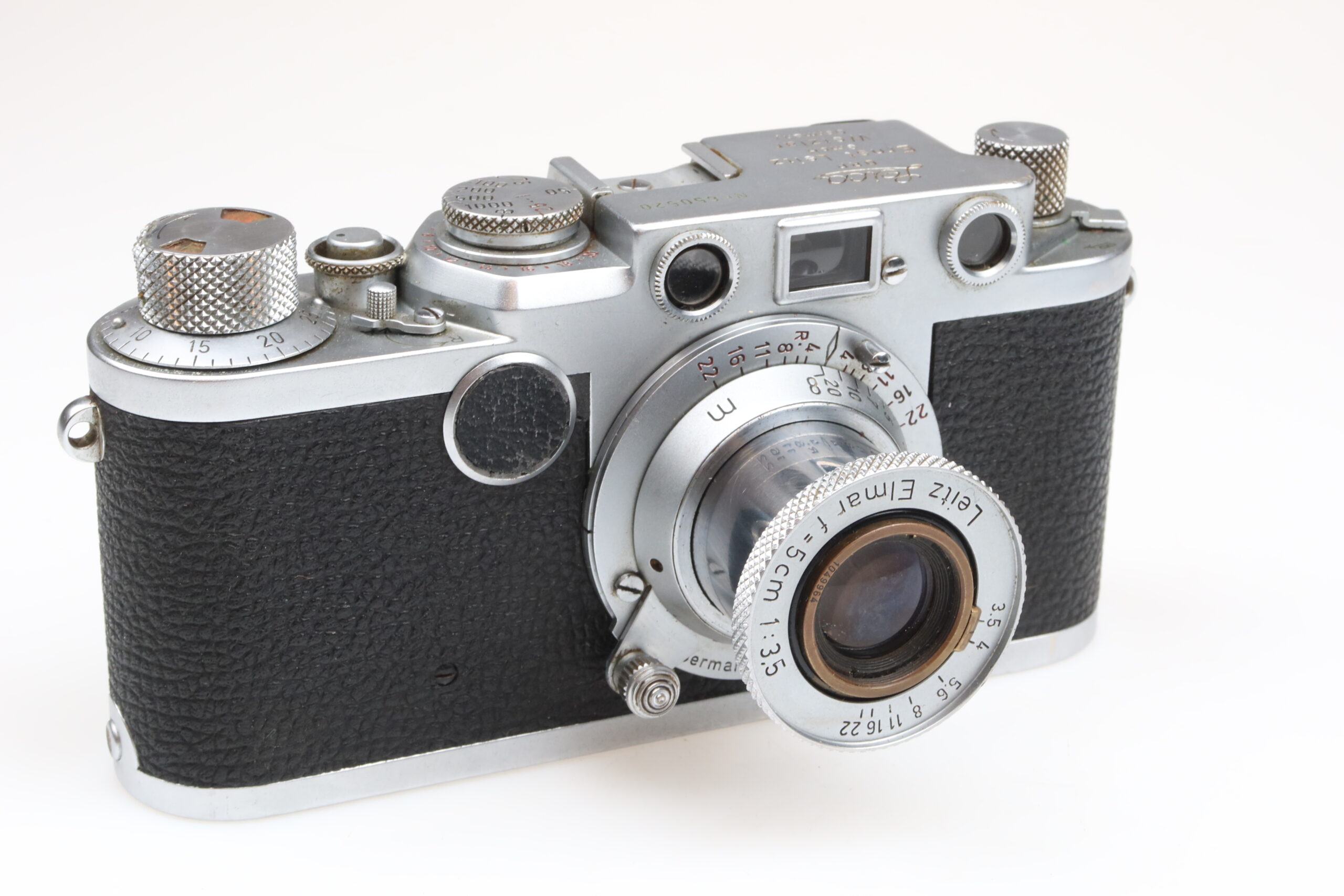 IMG_5990 Leica IIF red scale Kamera Camera mit Elmar 5 cm Objektiv Lens Leitz 93143 - Image 1