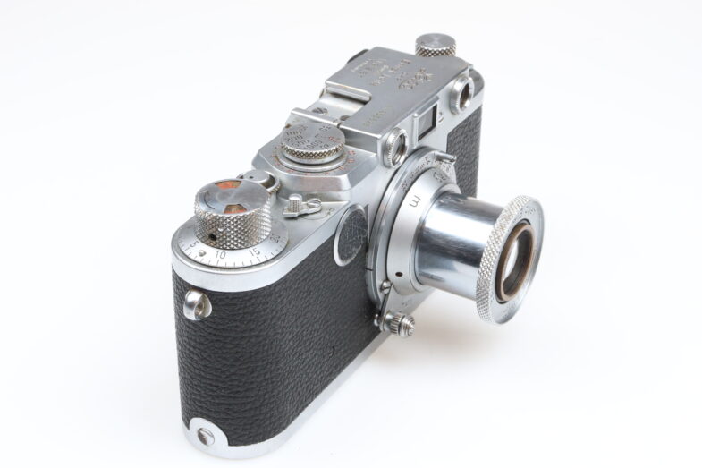 Leica IIF  red scale  Kamera Camera mit Elmar  5 cm Objektiv Lens Leitz 93143 - Image 2