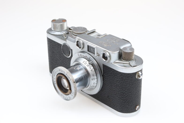Leica IIF  red scale  Kamera Camera mit Elmar  5 cm Objektiv Lens Leitz 93143 - Image 3