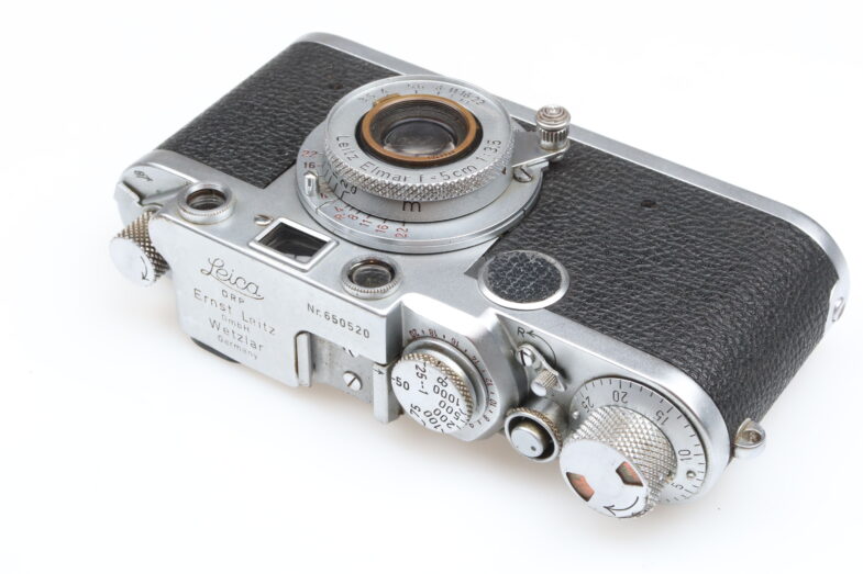 Leica IIF  red scale  Kamera Camera mit Elmar  5 cm Objektiv Lens Leitz 93143 - Image 7