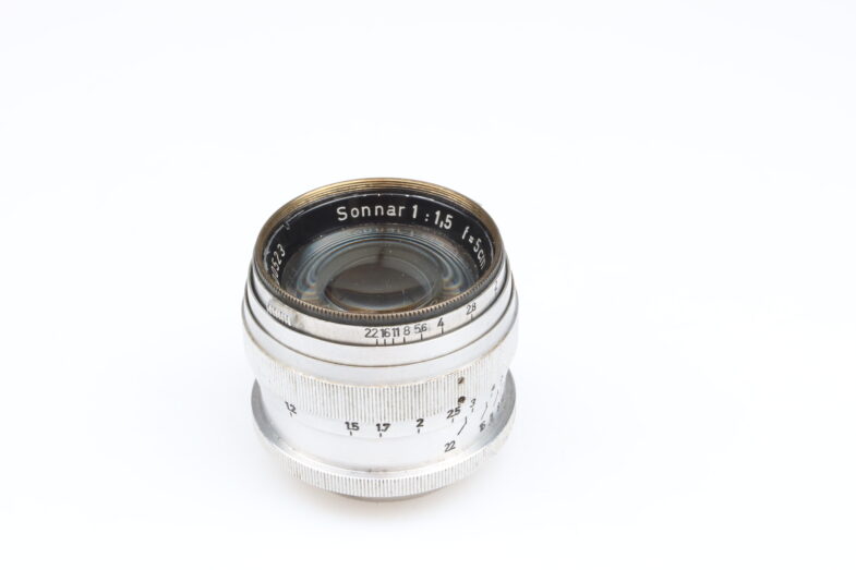 Zeiss Sonnar 50mm f1.5 red T Objektiv lens Leica M39 Anschluss mount 99228 - Image 2