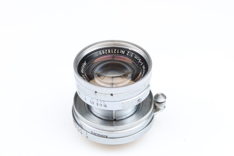Leica Summicron M 50mm f2 collapsible Objektiv lens M39 Anschluss Leitz 99169 – Bild 3